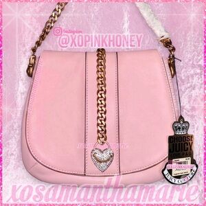 Juicy Couture Vintage Pink Leather Bag